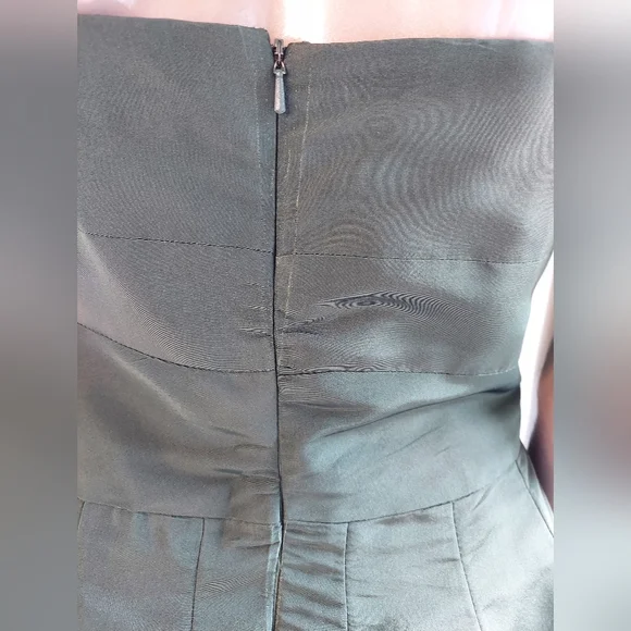 ❤️BUY2️⃣GET1️⃣🆓 $6,740 NEW OSCAR DE LA RENTA GREEN WHT SILK FLORAL DRESS 8 - Picture 11 of 15